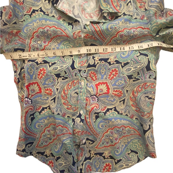 Chaps cotton paisley shirt - Picture 5 of 8